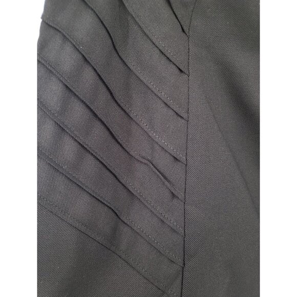 Catherine Malandrino Black Lace Slit Pencil Skirt Size 12 - Picture 4 of 8